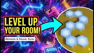 These Hexagon LED Lights Transform Any Room