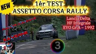 TEAM [-RRP-]  RITY 74  1er TEST ASSETTO CORSA RALLYE  #lancia Delta HF Integrale EVO Gr.A 92