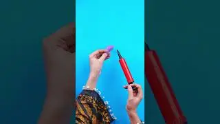 How to Make a Santa Balloon for Christmas | Easy DIY Tutorial#foryou #christmas #diy #shorts #craft