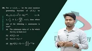 IIT-JAM MS 2022 Q. 26 Solution | Joint MGF | Question Discussion | Dips Academy