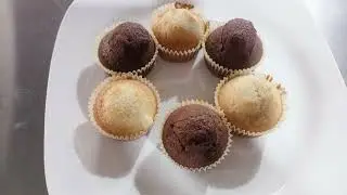 12 Spoon's Cups  Cake Chocolate and vanilla Cupcakes