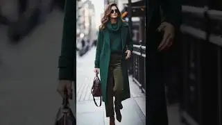 Luxury in Every Shade of Green 💚🔥 #StyleSwitch #falloutfits #winterstyle #ootd