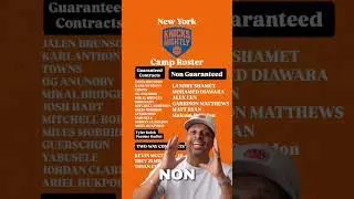 Brogdon&rsquo;s injuries are the biggest issue. #nbasundays  #knicks #trainingcamp #roster #brunson