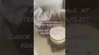 Pottery Barn Outlet shop With Me + Haul! 🛍