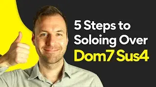 Формирование арпеджио DOMINANT 7 Sus4 для гитары соло с аккордовыми тонами