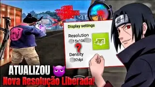 RESOLU&Ccedil;&Atilde;O NOVA ATUALIZA&Ccedil;&Atilde;O! a MELHOR RESOLU&Ccedil;&Atilde;O Do Second Screen Free Fire