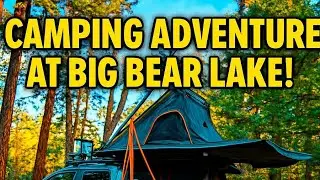 Winter Camping SOLO at Big Bear Lake