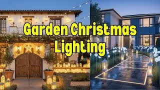 Beautiful Garden Christmas Lighting Decor 2025 | Creative Outdoor Lights & Festive Landscape Design