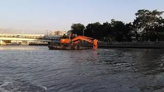 Manila tractor swim