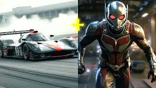 Amazing Marvel & Dc Heroes fusion Hybrids! Race Car with All Characters
