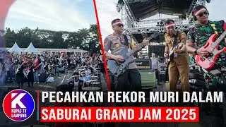 1308 Musisi Lampung Pecahkan Rekor MURI dalam Saburai Grand Jam 2025