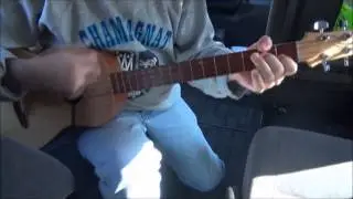 Gustavo Caruc&iacute; probando una obra m&iacute;a, je, je, je...
