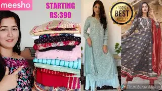Meesho Designer Kurta Set Haul Start Rs:390 || New Collection || Meesho Shopping Haul #meesho