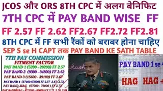 || ARMY अध्यक्ष जी की तरफ से बड़ी खबर JCOS और ORS PAY COMMISSION ME सरकार अलग बेनिफिट देना चाहिए ||