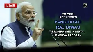 PM Modi addresses Panchayati Raj Diwas programme in Rewa, Madhya Pradesh | Source: DD