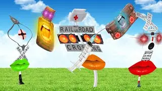 【踏切アニメ】呪われたふみきりを助けてカンカン🚂🚂🚂 Cursed railroad crossing