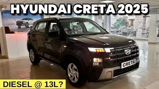 Hyundai Creta 2025 EX Diesel @ ₹13 Lakh? 😱 | Base Model Walkaround Review