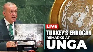 Turkish President Tayyip Erdogan speaks at UNGA |World Leaders Discuss Global issues | USA