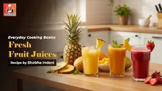 How to Make Fresh Fruit Juices at Home | Welcome Drinks & Mocktails Recipe