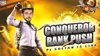 Let&rsquo;s Reach Conqueror Full Rush Gameplay - Road To 3K Subs -  PJ Sultan YT - PUBGM