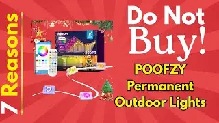 STOP! Don&rsquo;t Buy POOFZY Permanent Outdoor Lights &mdash; Brutal Review!
