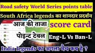 road safety world series 2021 points table | road safety series new points table | Road sefety match