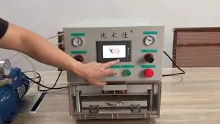 universal YMj lamination machine with vacuum pump and one set free edge mold