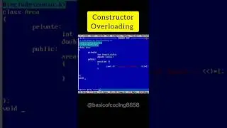 #42 Constructor Overloading in CPP॥ Constructor #overloading#constructor#basicofcoding#shorts#coding