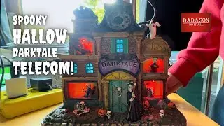 НОВЫЙ декор на Хэллоуин! Распаковка и подготовка дома-призрака Darktale Telecom House для вашего ...