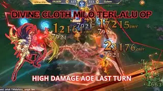 Saint Seiya Awakening - Divine Cloth Millo PvP High DMG AOE Last Turn & Unlimited Skil