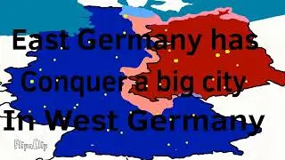 The German unity crisis (cold war west Germany VS east Germany) #coldwar