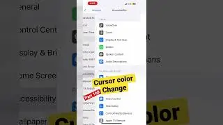 How to Cursor Color Change in iPhone 📲 just 10 seconds || part 168 || #shortvideo #iphone #ytshort