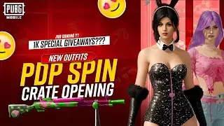 🎰🔥 NEW PDP LUCKY SPIN CRATE OPENING | 🍀😱 INSANE LUCK | 🎮 PUBG MOBILE 💎✨