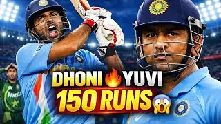 Dhoni 🔥 Yuvraj &ndash; 150 Runs Ki Legendary Partnership | IND vs PAK T20 