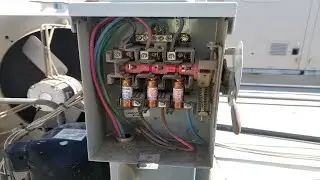 Walk in cooler with a bad disconnect switch
