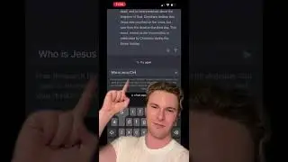 What ChatGPT says about JESUS?!😱🤯 #chatgpt #ai #bible #jesus #supernatural #shorts #prayer