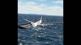 the plane hit a storm and made an emergency landing EPs257