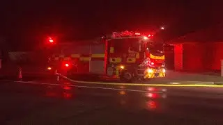 Garage fire ￼