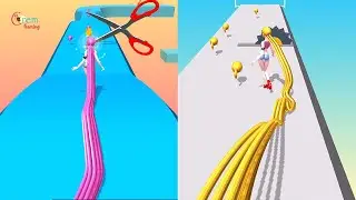 Hair Rush Game - All Levels in Hair Rush (Levels 21-25) | Cremgaming