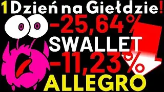Allegro pokazało pozytywne wyniki Kurs Runął w D&oacute;ł Presja Podaży na Rynku GPW w Czerwieni