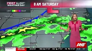 First Alert Forecast: Warm weather continues ahead of, weekend storms