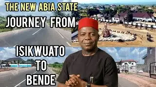 ABIA HAS THE BEST ROAD😲MY JOURNEY FROM ISIKWUATO TO BENDE ABIA STATE #abiastate#nigeria#travelvlog 
