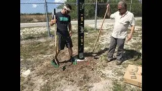 Solarbeam pot farm installation