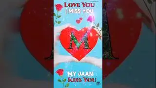 M💝Drawing desig Name status💕|| Art Letter video 💞|| #vairalshort #nameartediting #youtubevideo #art
