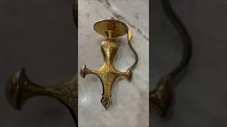 gold koftgari work sword hilt