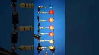 Music Reactive LED Chaser Light Circuit 🎶| VU Meter
