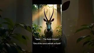 saol the Asian unicorn 🦄  | rare animals series #shorts