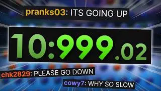 Stream ends in 10 minutes, but the timer goes backwards