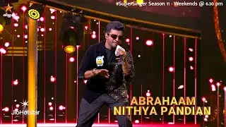 Glimpse of Romeo Attam Potal Song by #AbrahaamNithyaPandian 😍🔥 | Super Singer Season 11