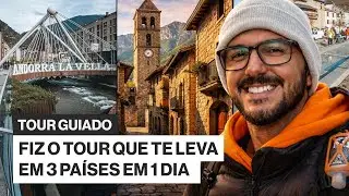 Esse TOUR te leva a 3 PA&Iacute;SES em 1 DIA 🇪🇸🇫🇷🇦🇩 | Tour Completo saindo de Barcelona